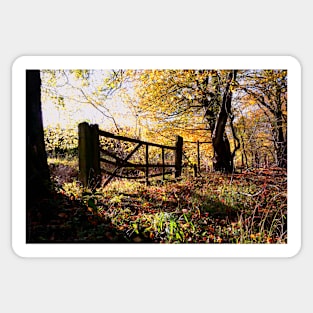 Autumn Gate Sticker